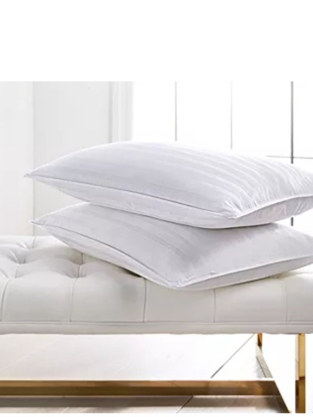 Charter Club
Down & Feather Chamber Medium/Firm Density Pillow, King Set Of Two
